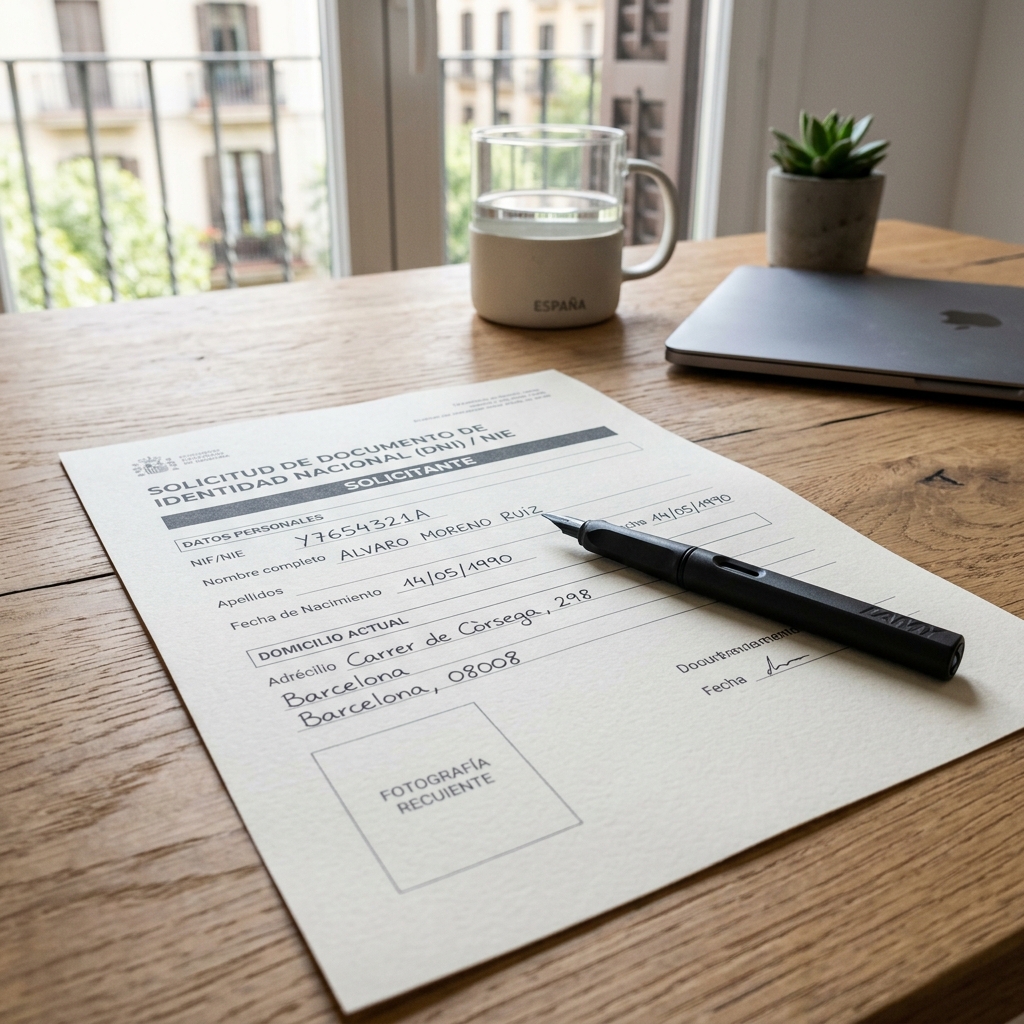 Получение NIE